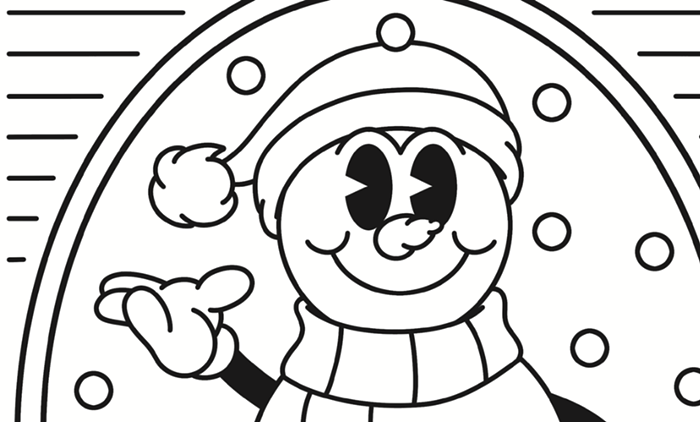 Do You Want to Color a Snowman?
